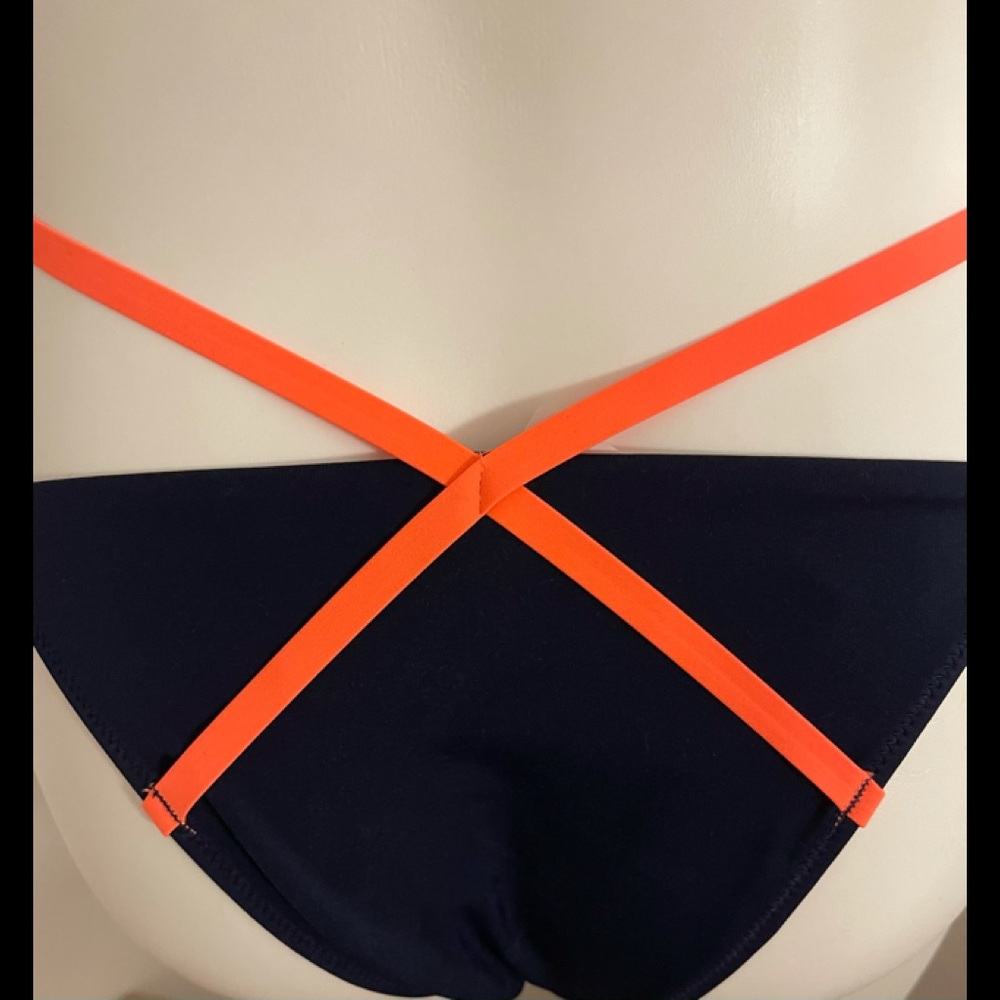 NWT L’Agent By Agent Provocateur Eleena Bikini BOTTOM ONLY Navy Neon XL / 5 - Picture 5 of 7